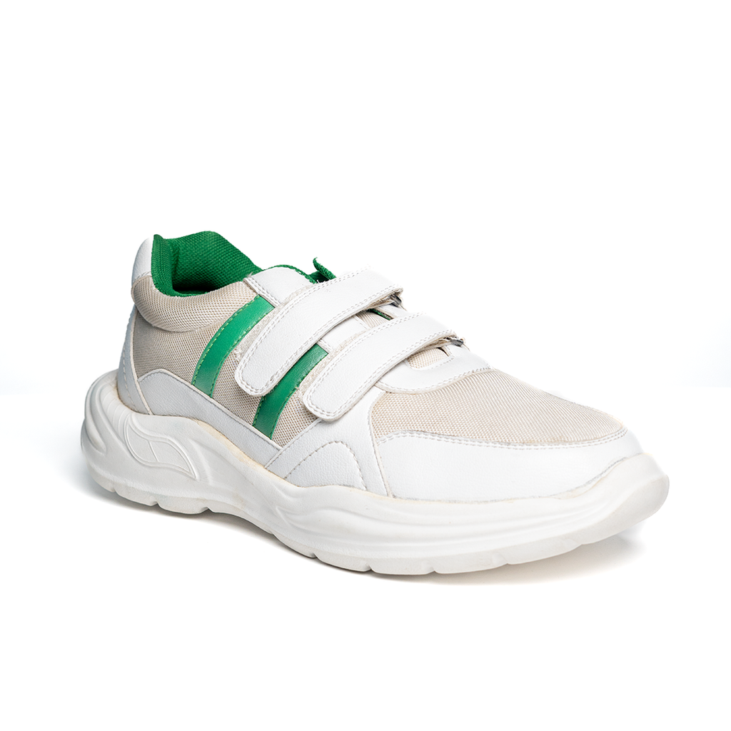 White Velcro Flex Shoes