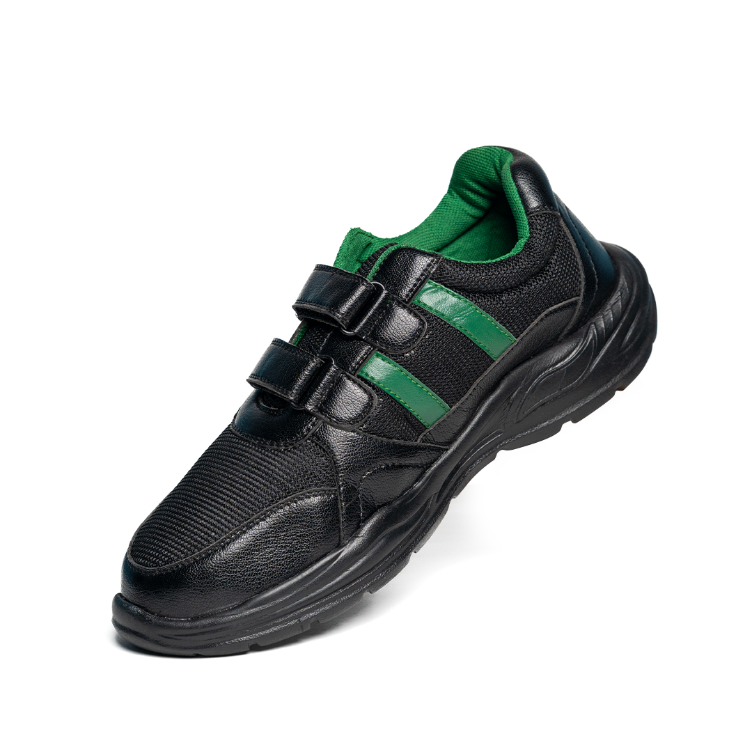 Black Velcro Flex Shoes