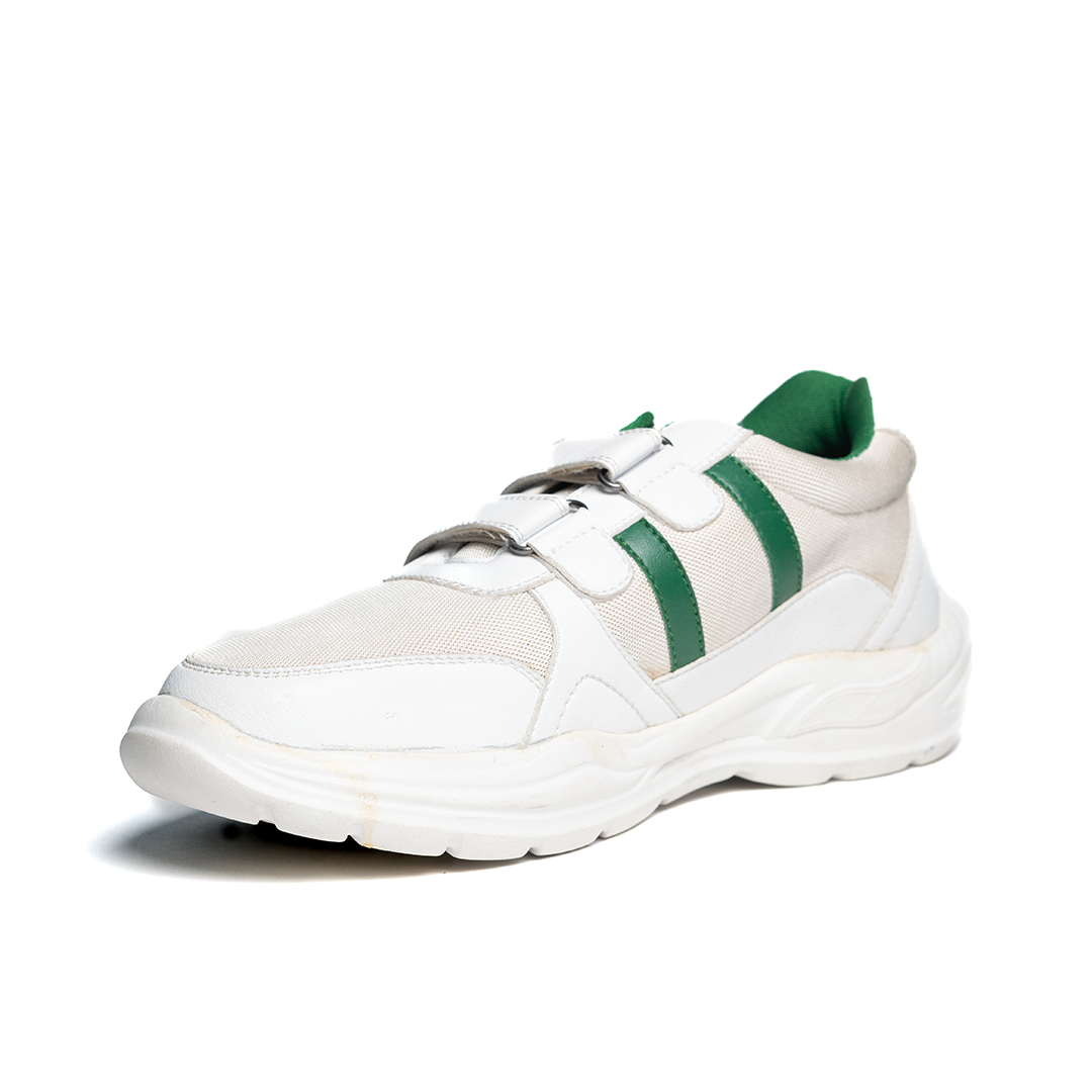 White Velcro Flex Shoes