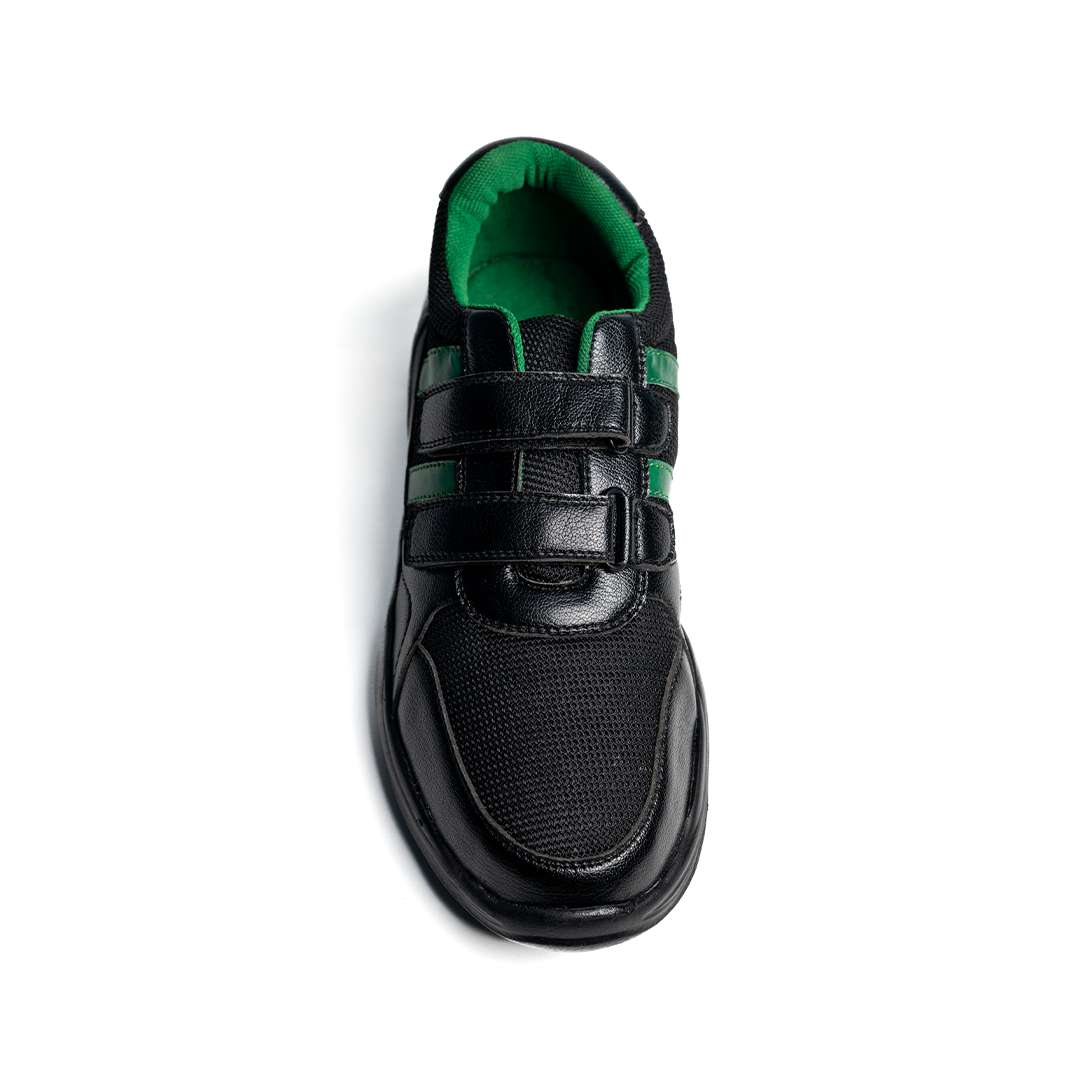 Black Velcro Flex Shoes